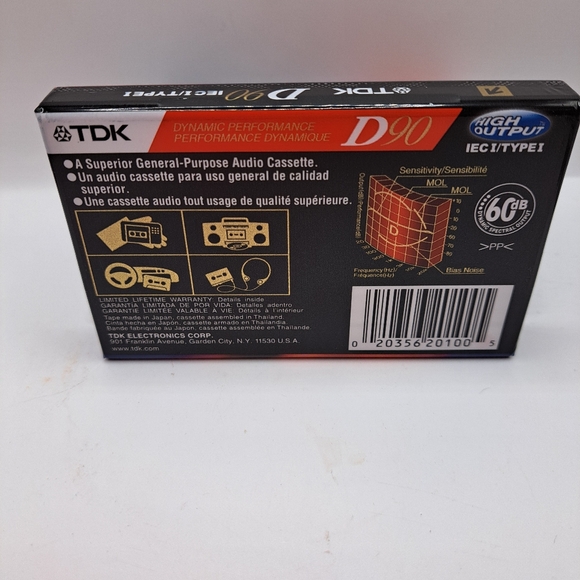 TDK Blank Cassette Tapes - set of 4 - Picture 2 of 5